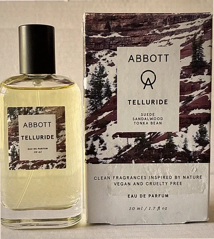 Abbott Telluride Eau De Parfum 1.7oz Unisex Fragrance Clean Paraben-Free NEW