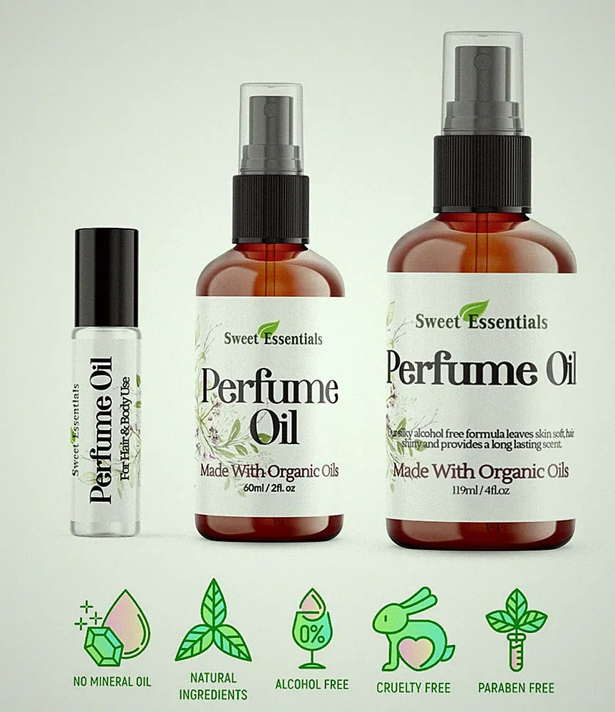 Baby Powder | Fragrance / Perfume Oil | Made w/ Organic Oils - Alcohol Free