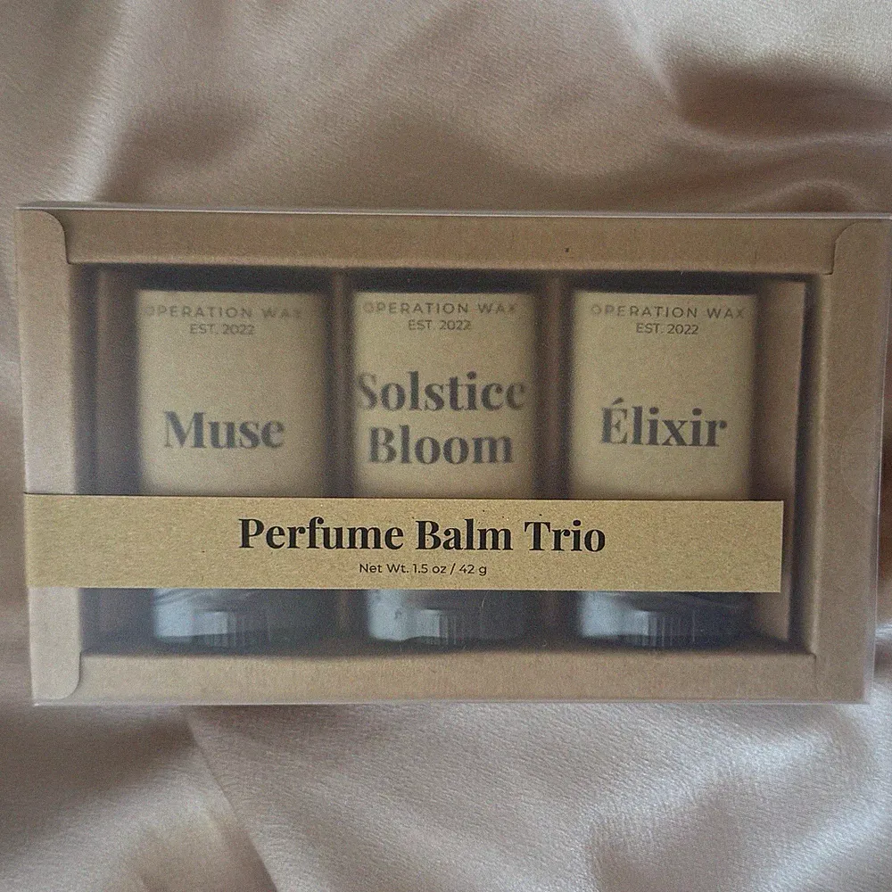 Perfume Balm Trio - Wearable Perfume Gift Set - Perfect For Gifting And Travel