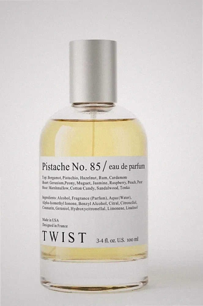 Twist Pistache No. 85 - Eau De Parfum, Paraben Free, Vegan 3.4 fl. oz new in box